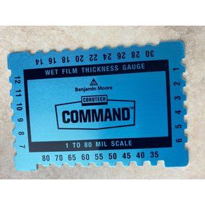Benjamin Moore Command Wet Film Thickness Gauge 25-2032 Micron Scale